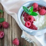 recette riz au lait chocolat blanc et framboises